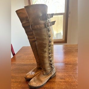 Over-the-knee taupe Sam Edelman boots